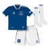 Everton Ashley Young #18 Replika Babytøj Hjemmebanesæt Børn 2023-24 Kortærmet (+ Korte bukser)